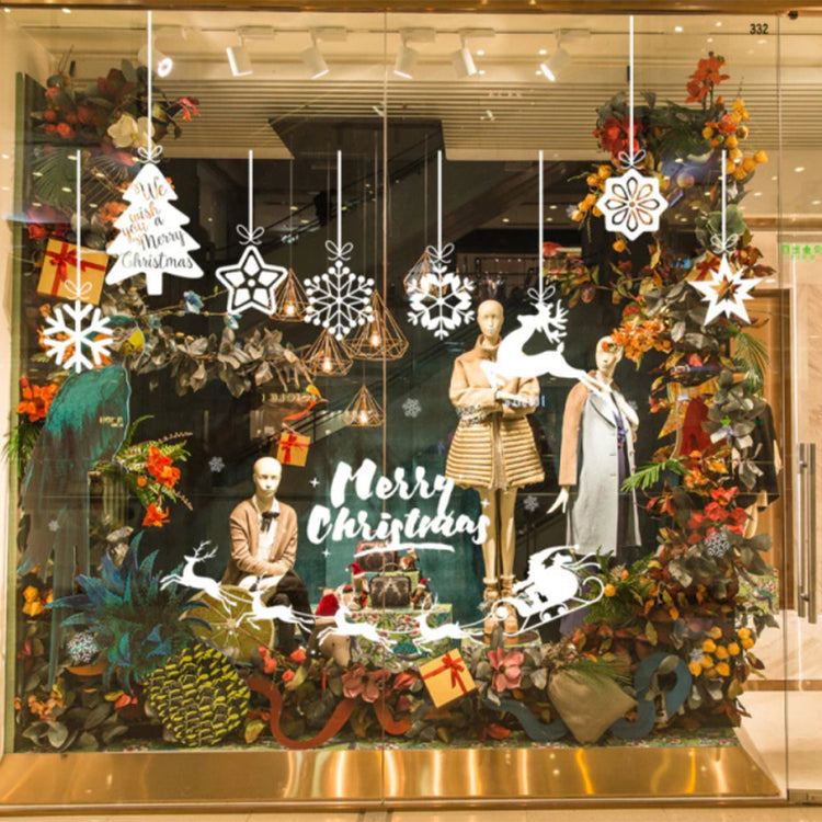 Fensterbilder Weihnachten groß