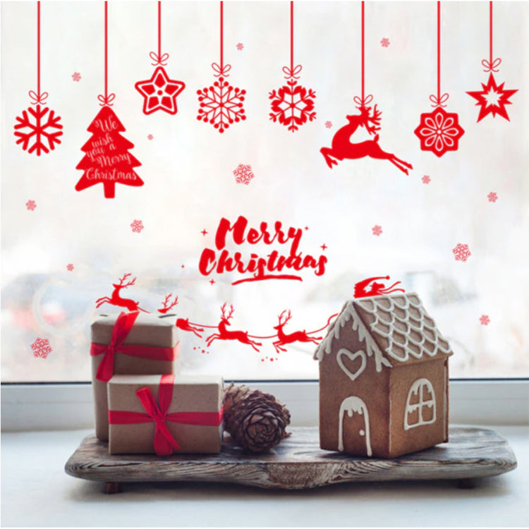 Fensterbilder Weihnachten groß