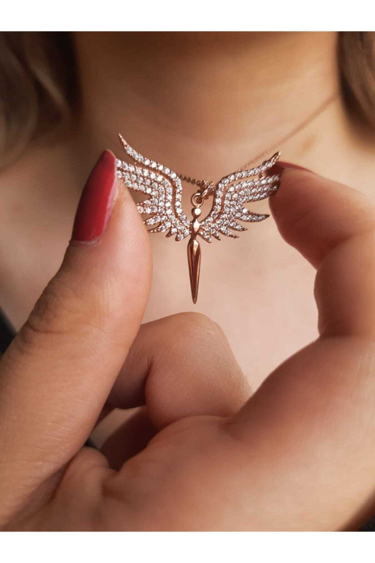 Schutzengel Kette silber