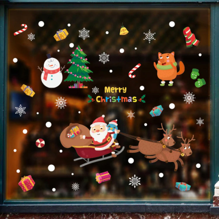 Fensterbilder Weihnachten groß