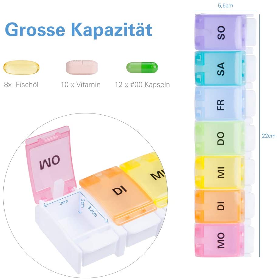 Pillendose 7 tage rossmann - Cisell