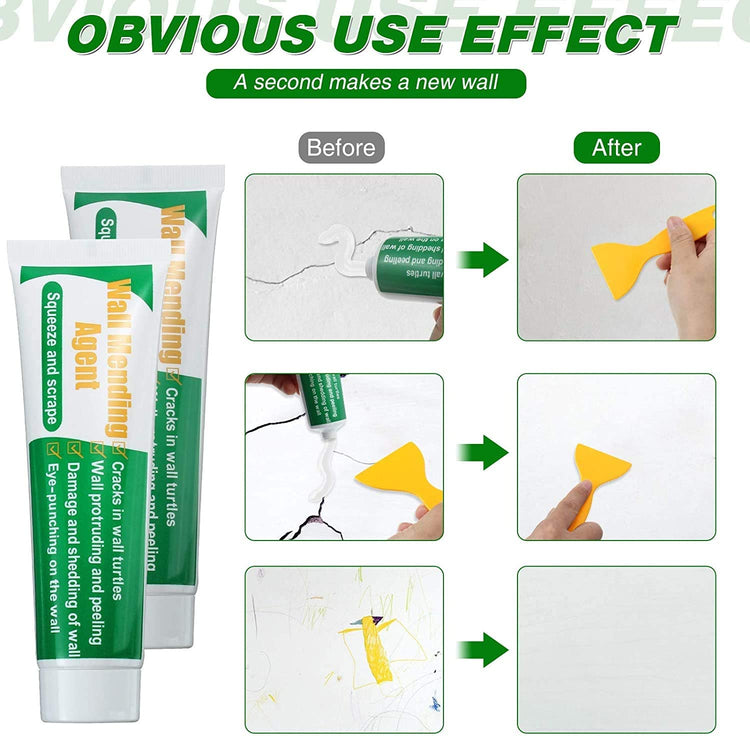 Kratzer Wand ausbessern