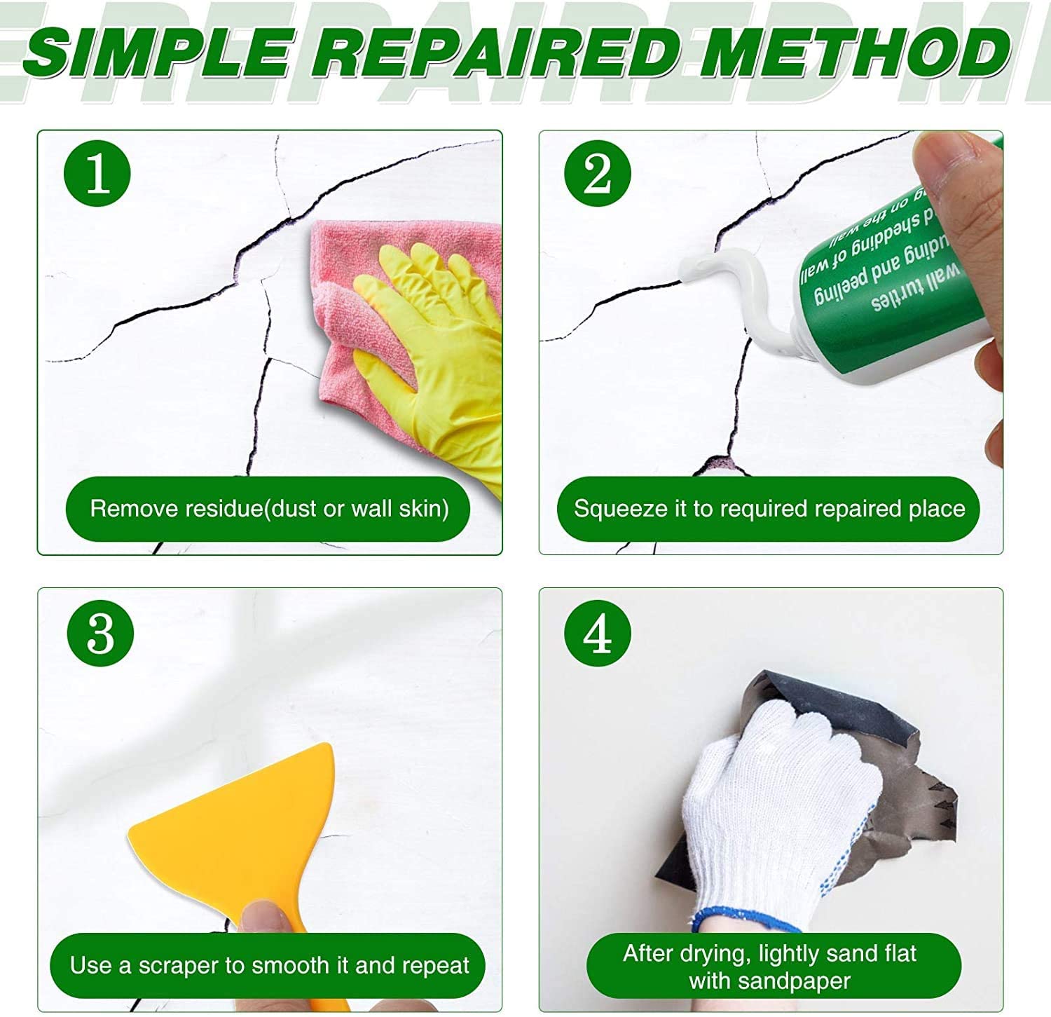 Wand Reparaturpaste testsieger