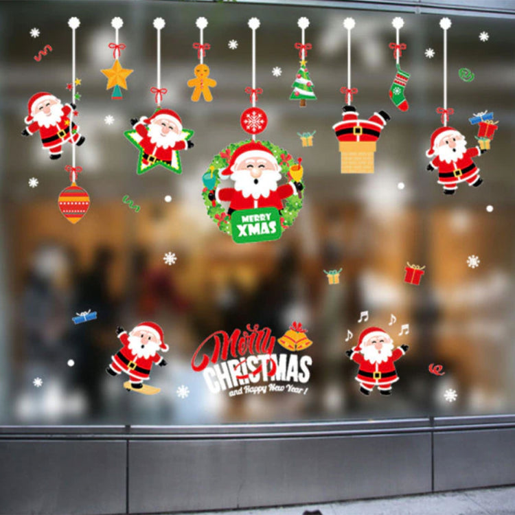 Fensterbilder Weihnachten groß