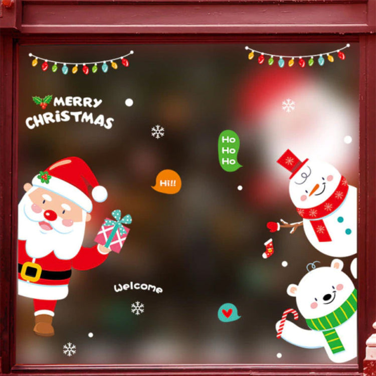 Fensterbilder Weihnachten groß