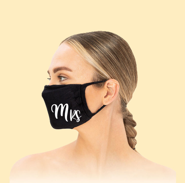 Maske Braut und Bräutigam