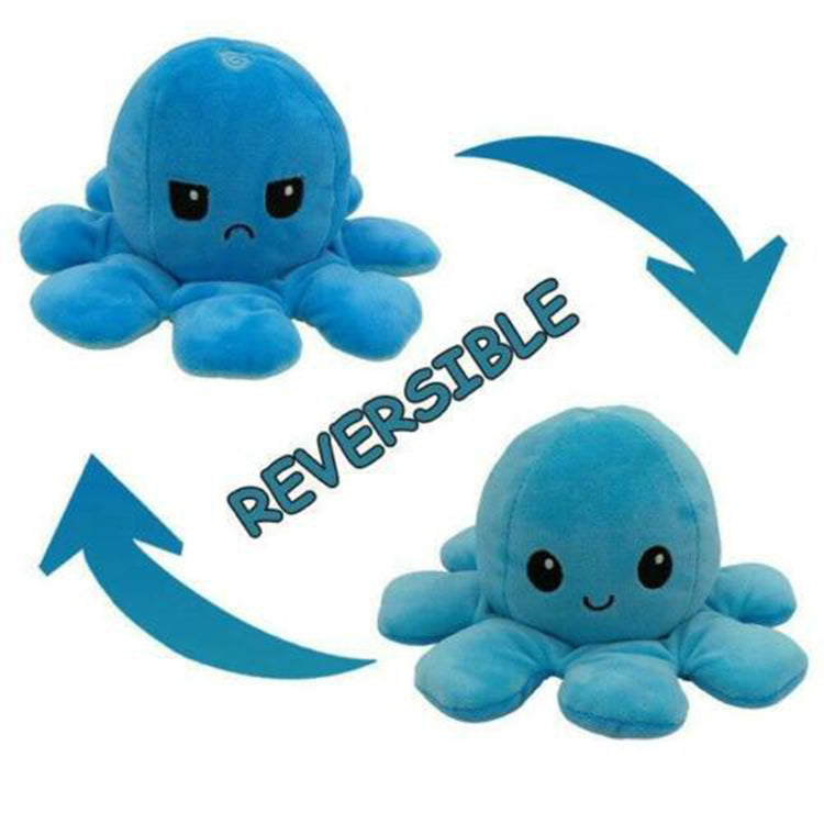Reversible Octopus Plush zum Wenden - Cisell