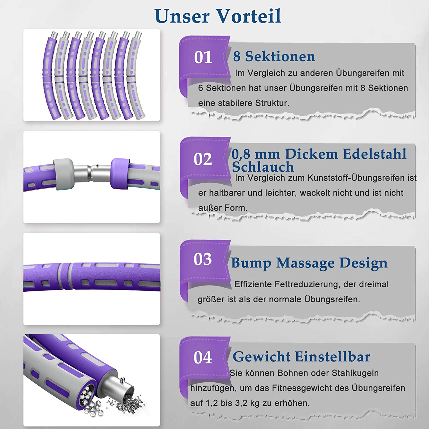 Hula Hoop welches gewicht