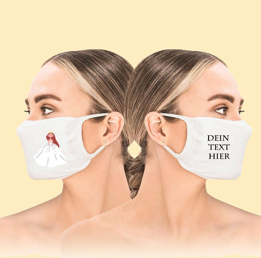 Stoffmaske Hochzeit