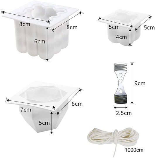 Bubble Kerzen set 