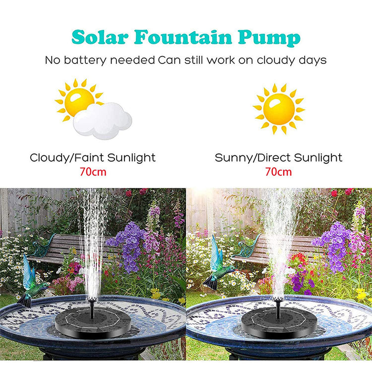 Mini Solar Springbrunnen