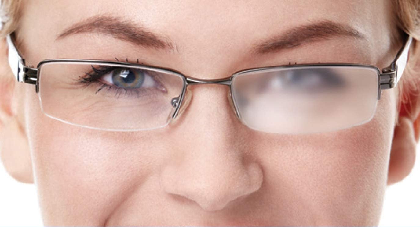 Antibeschlagtuch Brille Dm test
