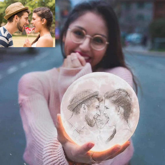 Personalisierte Lampe mit Bild 