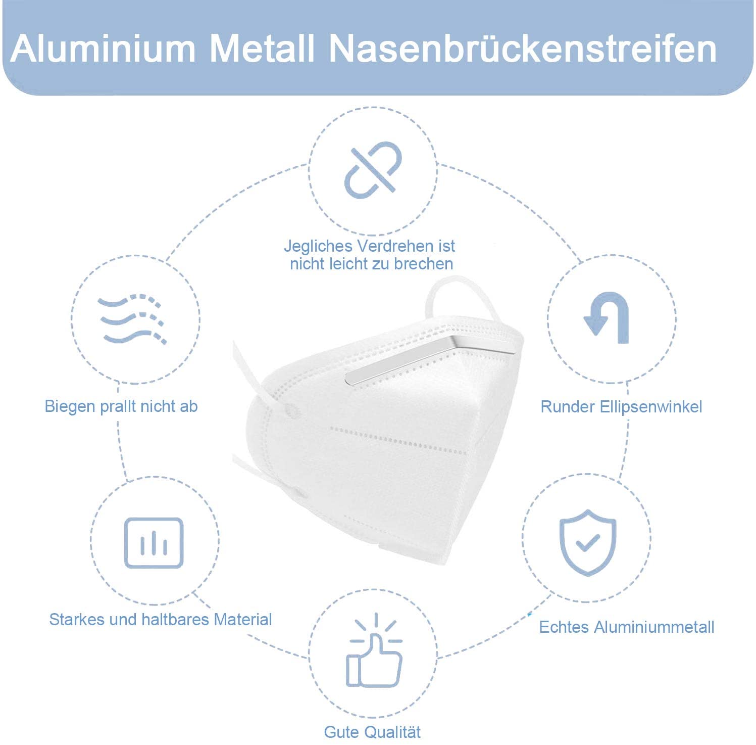 Nasenbügel Aluminium kaufen Schweiz