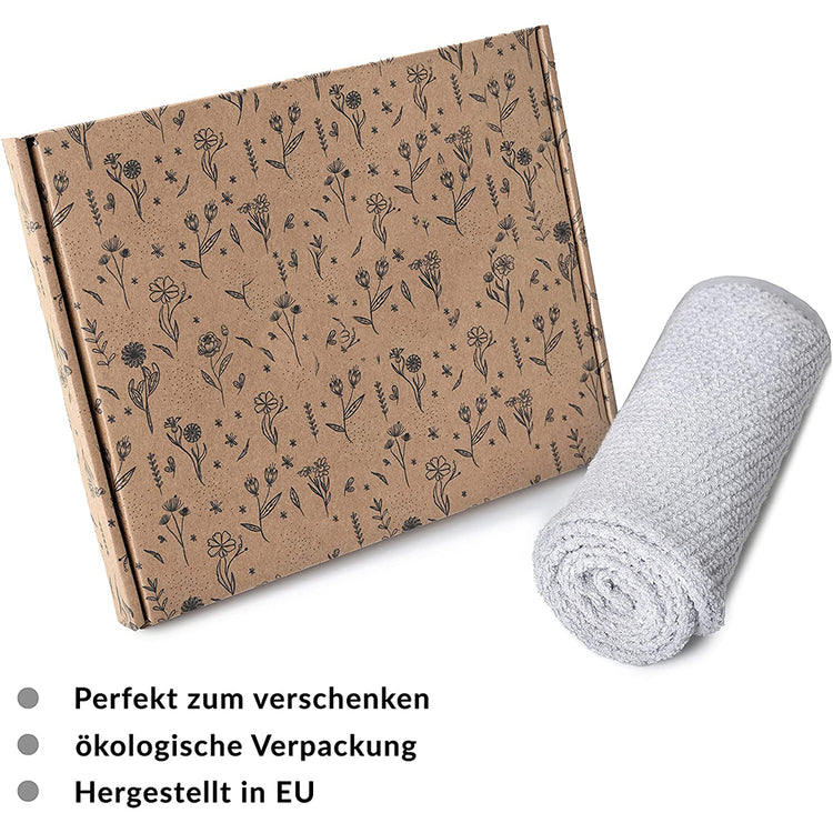 Turban Handtuch,Kopfhandtuch mit Knopf Mikrofaser Haarturban Schnell Trocknend