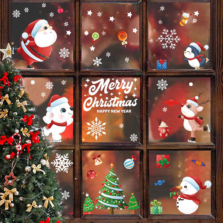 Fensterbilder Weihnachten XXL
