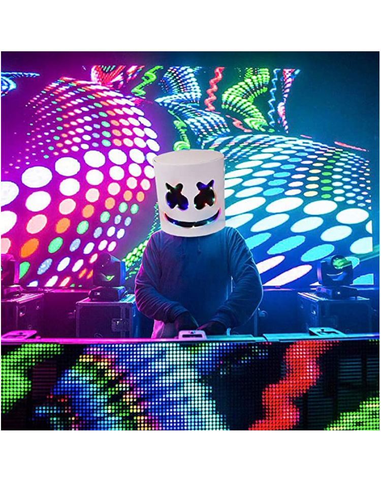 DJ Maske mit LED Beleuchtung