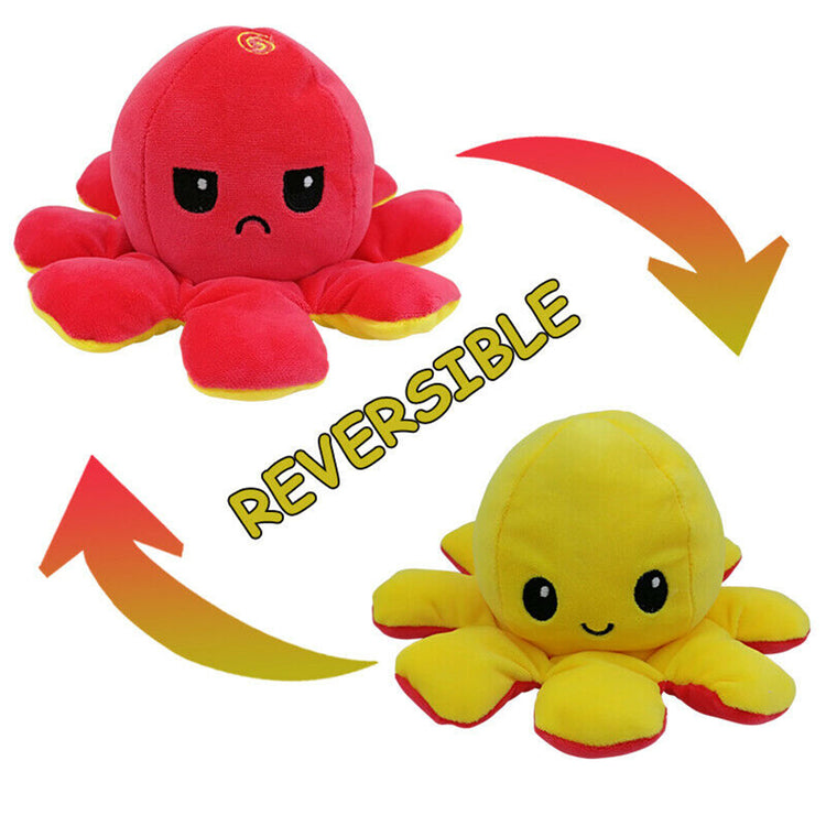 Kuschel Oktopus gelb
