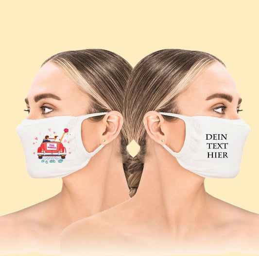 Stoffmaske Hochzeit