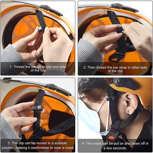 FFP2 Masken Halterung Skihelm